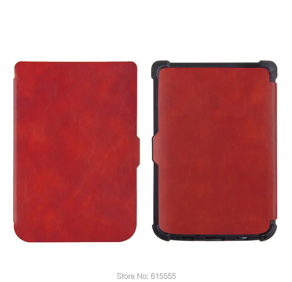Gligle чехол из тонкой кожи чехол для электронной книги PocketBook Touch Lux 4 627 HD 3 632 Basic 2 616 читалка термополиуретановая оболочка 300 шт./лот