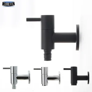 Садовый настенный смеситель для ванной комнаты, смеситель для раковины из твердой латуни