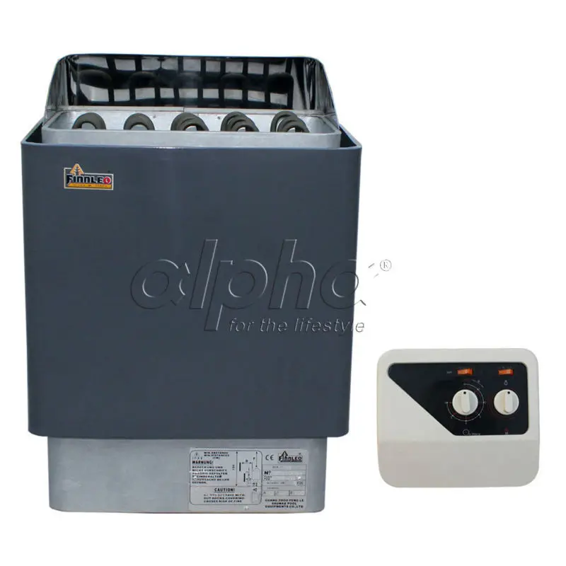 

Free shipping 8KW380-413V 50HZ sauna heater with switch controller comply with the CE standard