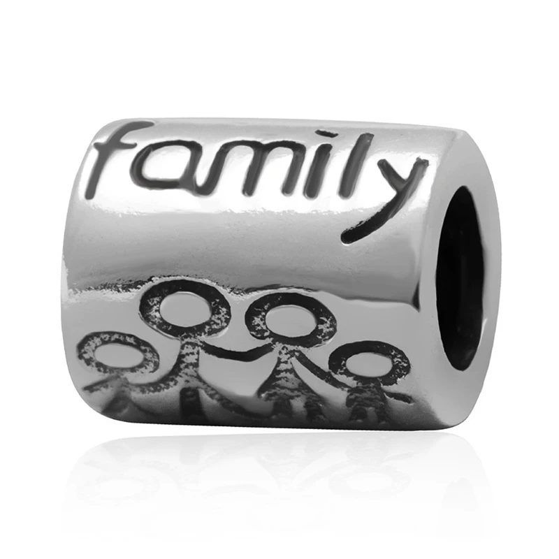 Новинка 2019 1 шт. Посеребренная семейная фотография Подходит для Pandora reloj hombre