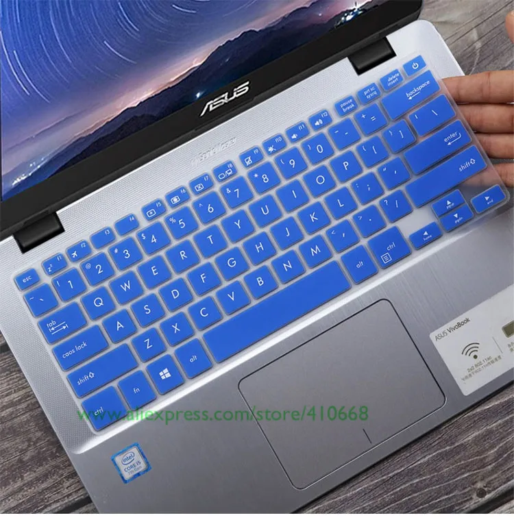 14-дюймовая Защитная крышка для клавиатуры ноутбука Asus A410 S410UA S410UN S410U S4000 X407MA X407m