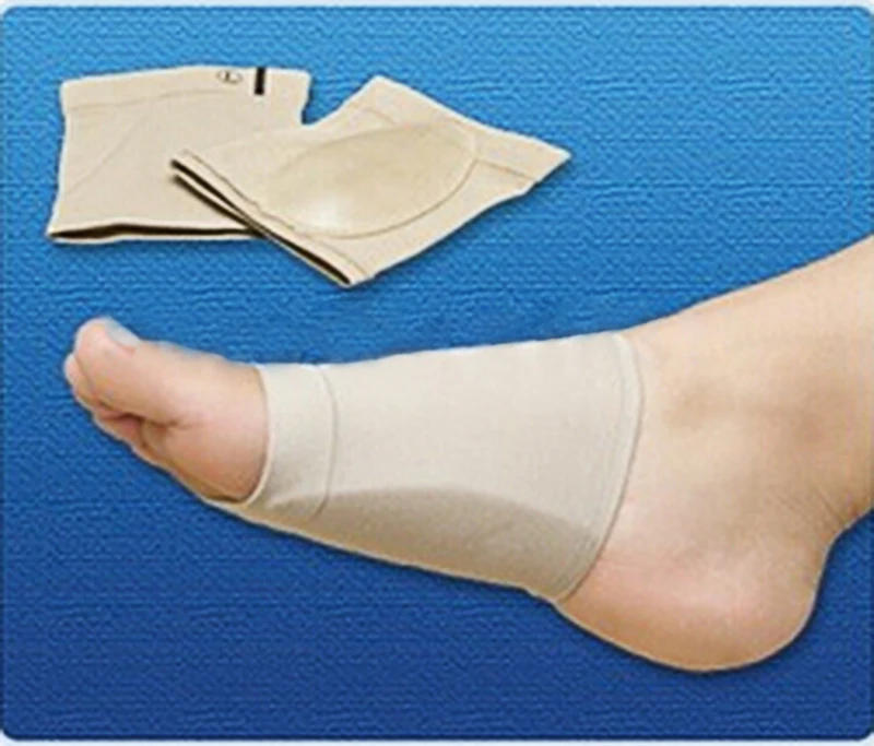 Гель подошвенный фасциит Арка Поддержка рукава Подушка пятки шпоры/пятки