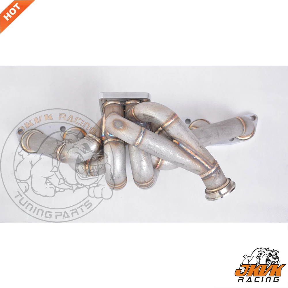 JKVK RACING 3,0 мм Паровая труба Rb26 RB26DET R32 R33 R34 одинаковая длина T4 Верхнее Крепление турбо коллектор 44 мм V band мусорный фланец
