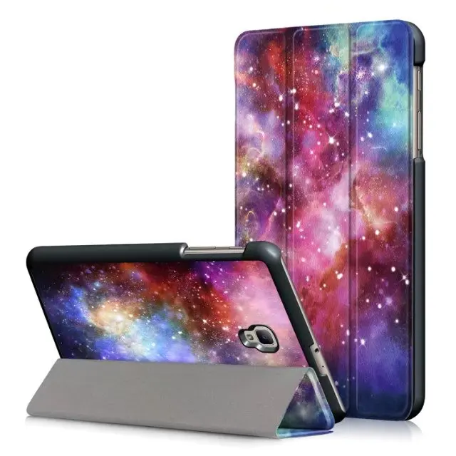 Ultra Slim Смарт откидной флип чехол для t380 защитный магнит Smart Cover для Samsung Galaxy Tab 8.0 t380 T385+ ручка - Цвет: Зеленый