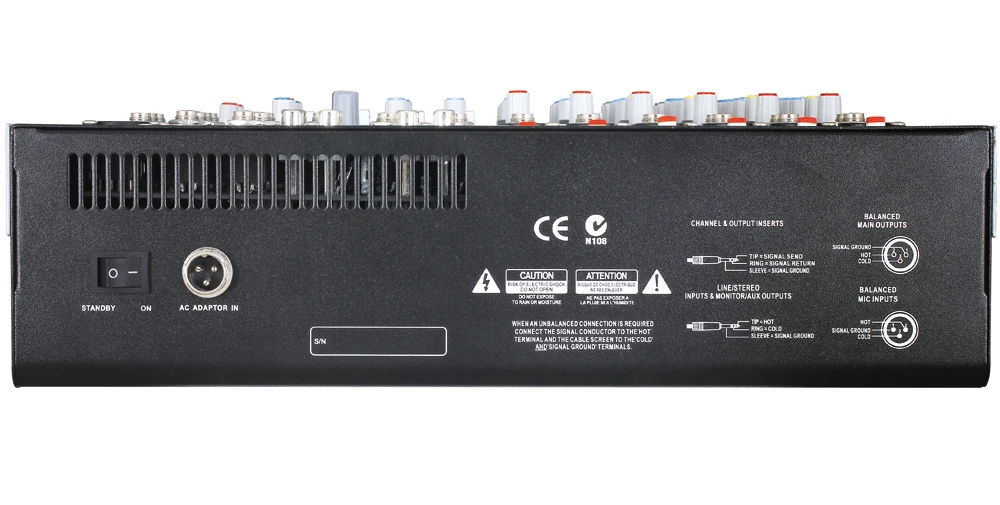 Leicozic Vi12 профессиональный звуковой микшер 12 каналов микшерный пульт сценический церковный микшер de аудио Цифровое Оборудование студии звукозаписи