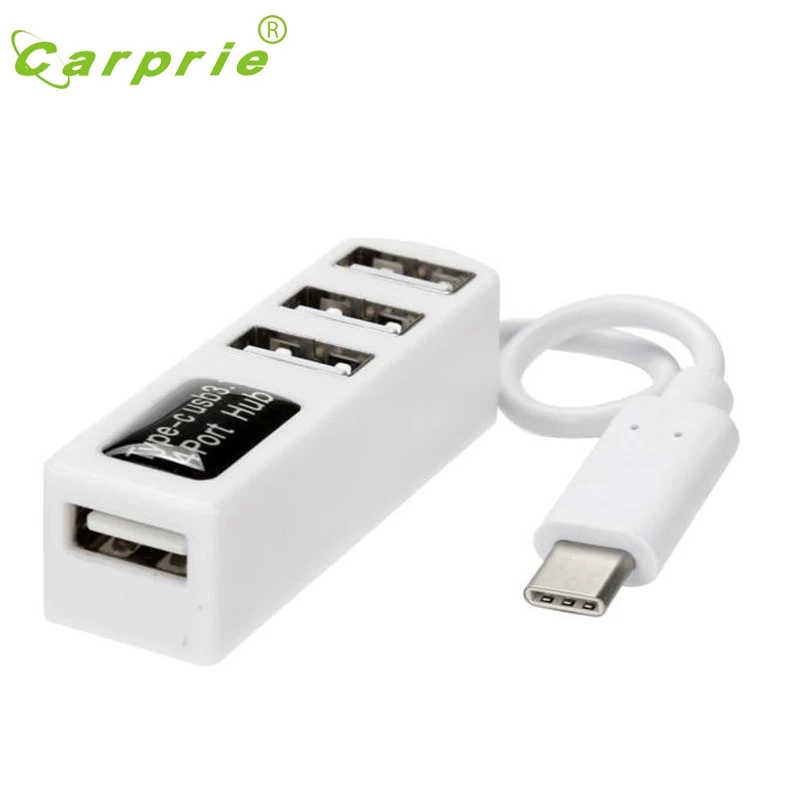 CARPRIE MotherLander Тип с разъемами типа C и 4-Порты и разъёмы USB 3,0 док-станция USB 3,1 адаптер для MacBook Pro() Jan17