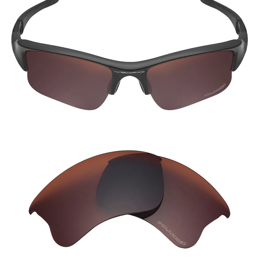 

SNARK поляризованные противоударные Сменные линзы для очков Oakley Flak Jacket XLJ, бронзовые, коричневые