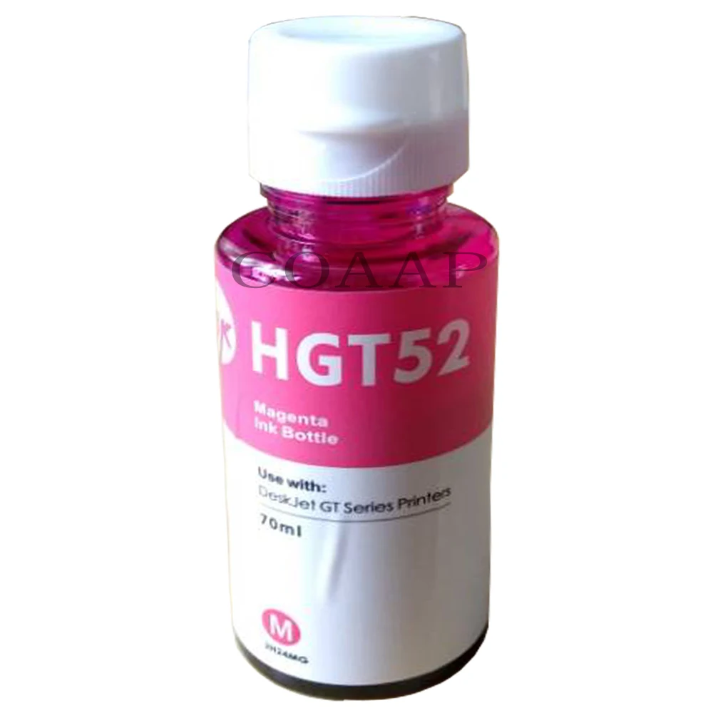 GT51 GT52 многоразовая бутылка для красящих чернил HP DeskJet GT 5810 5820 GT5810 GT5820 51 52 бак 310 410 318