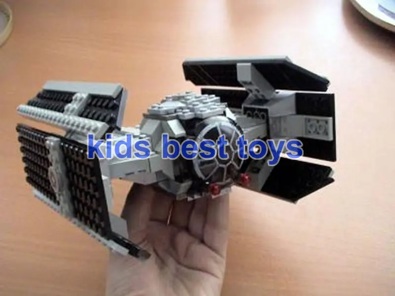 Звезда Space Wars UCS Дарта Вейдера истребителя Tie advanced x1 05055 строительные Игрушечные