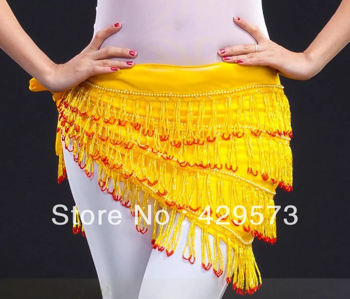new design belly dancing fringe hip scarf | Тематическая одежда и униформа