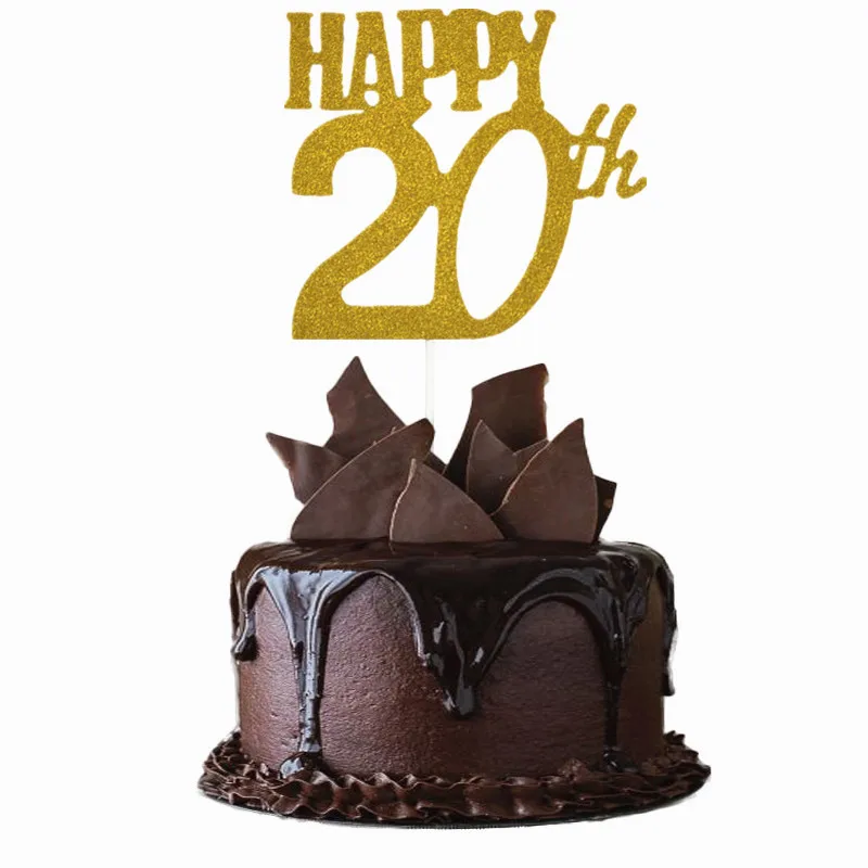 1pcs Oh Baby One Birthday Party Cake Topper 10 16 18 20 30 40 50 60 Love Wedding Anniversary Dessert Supplies | Дом и сад