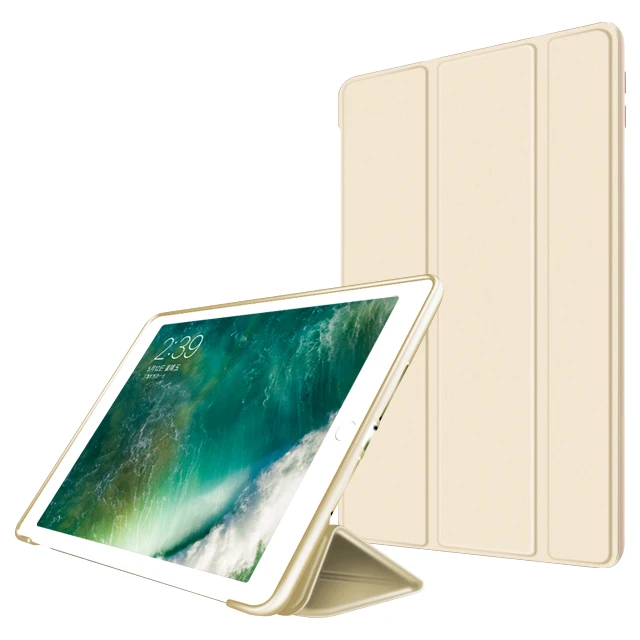 Gold Case for iPad 9.7 Magnetic Stand Silicone Soft Back Cover for iPad 6th 5th Generation A1893 A1954 A1822 A1823 Funda - Цвет: Gold