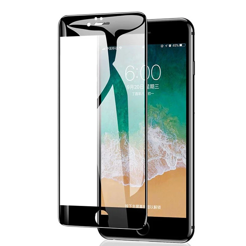 7D закаленное стекло для iphone 6 6s plus 7 5S se 8 x защита экрана X | Мобильные телефоны и