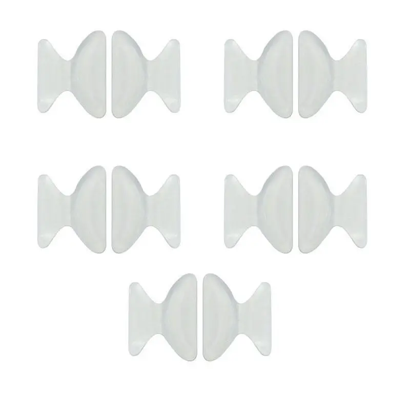 1.8mm white 2 пары силиконовая Мягкая наклейка противоскользящие носоупоры для очков Солнцезащитные очки - Цвет: 1.8mm white