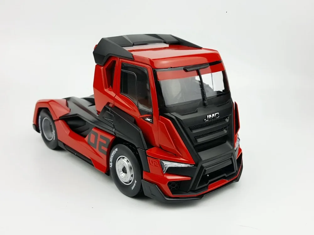 Изысканная Игрушечная модель из сплава в подарок масштаб 1:24 JMC гоночный грузовик