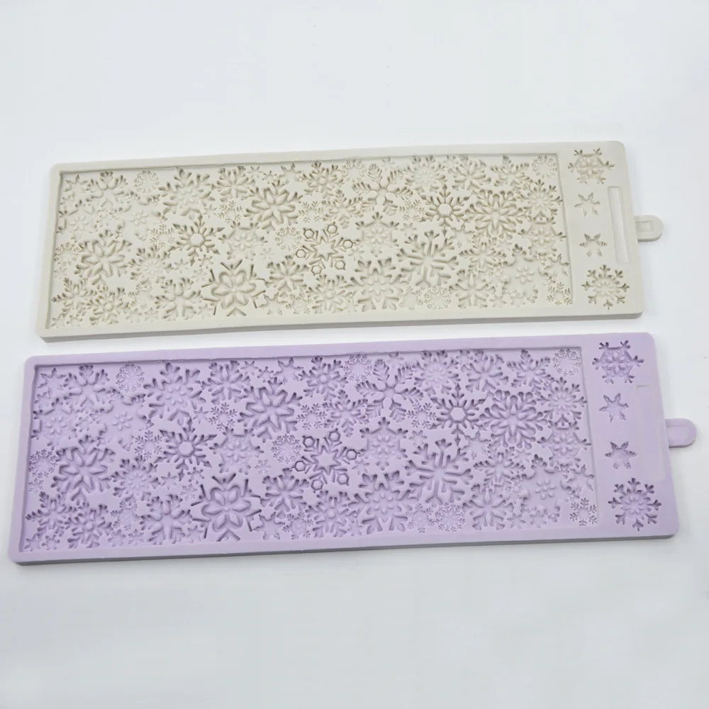 Сахарные снежинки силиконовая форма для самостоятельной сборки 3D