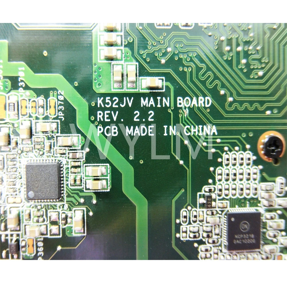 K52JV материнская плата REV2.2 для ASUS A52J K52J X52J K52JR ноутбука 60 N3MMB1100 C02 протестированная