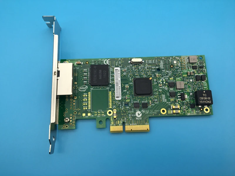 Новый адаптер I350AM2 I350-T2 для сервера Gigabit Ethernet с двумя портами PCI-Express сетевая карта