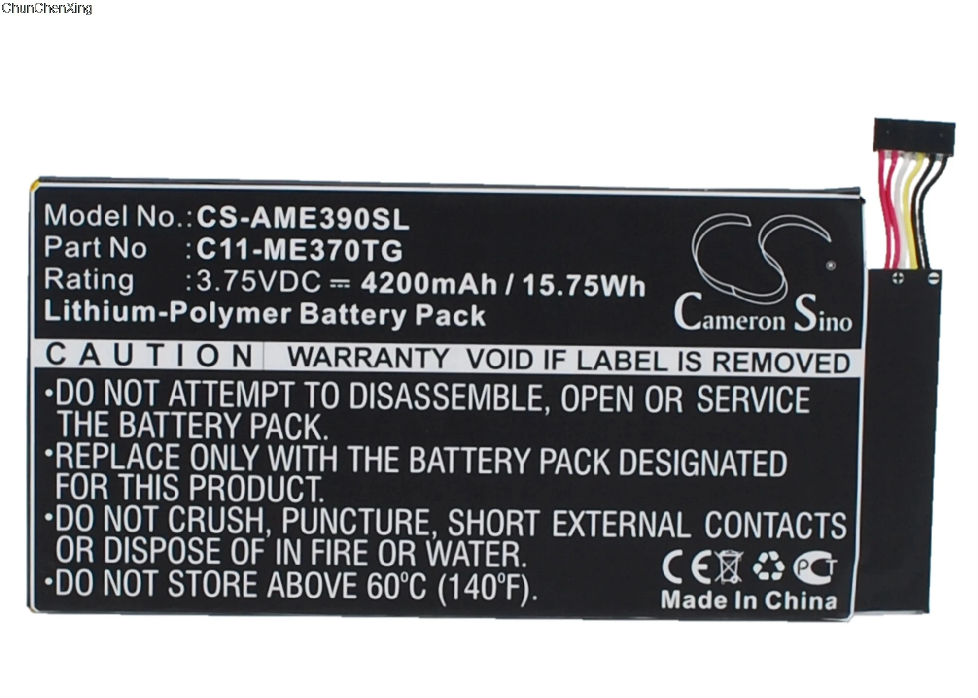 

Cameron Sino 4200mAh Battery C11-ME370TG for Asus ME370TG