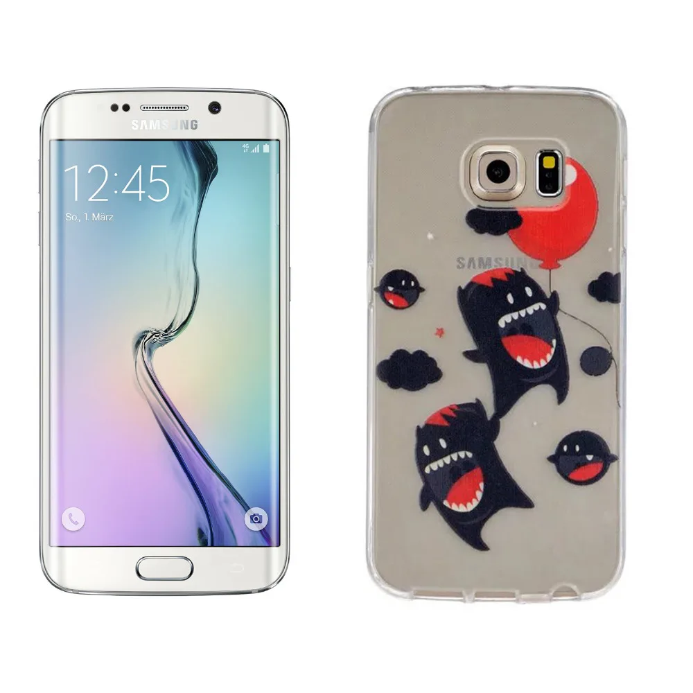 Мягкий силиконовый чехол для Samsung Galaxy S6 Edge g9250 g925 G925F 5.1 дюймов обложка Protecter ультра