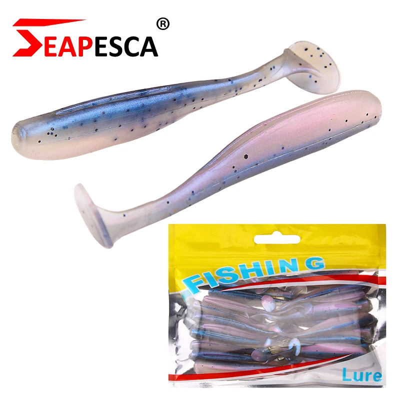 SEAPESCA 20 шт./лот яркий мягкий червь приманки для рыбалки 65 мм Рыбалка Искусственные