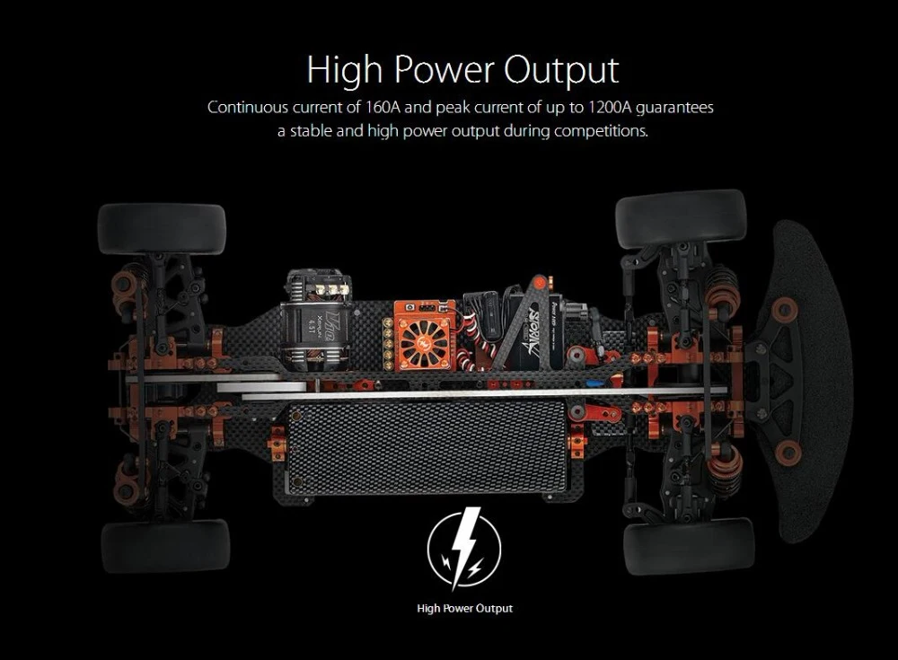 Hobbywing XERUN XR10 PRO 160A сенсорный бесщеточный ESC Регулятор скорости для RC 1/10 багги гоночный Дрифт автомобиль