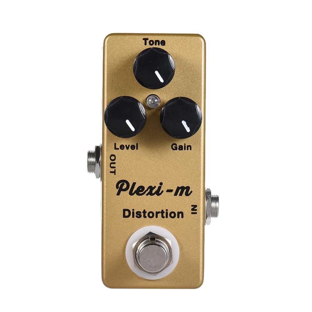 

Mosky Plexi-m Distortion гитарная педаль для эффектов, мини-педаль для эффектов, цельнометаллические детали и аксессуары