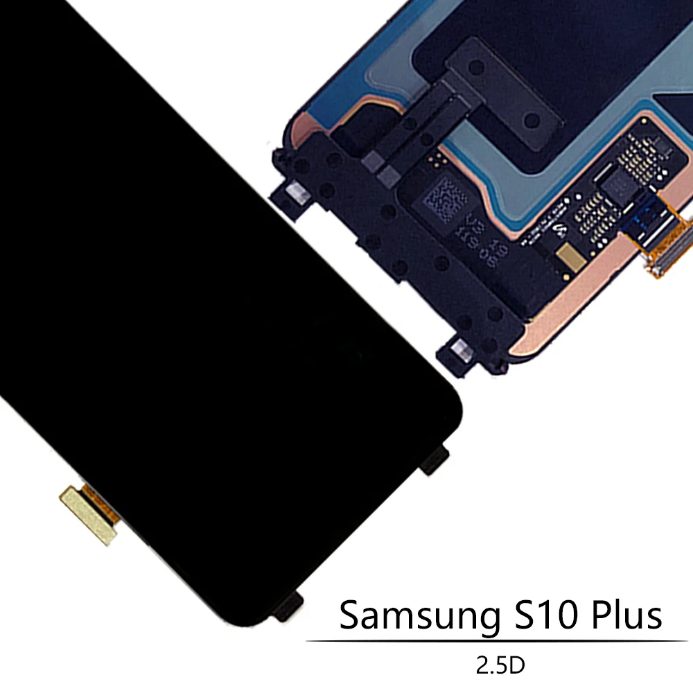 Супер AMOLED для Samsung Galaxy S10 Plus ЖК-дисплей с сенсорным экраном G975 G973 ЖК-дигитайзер S10e