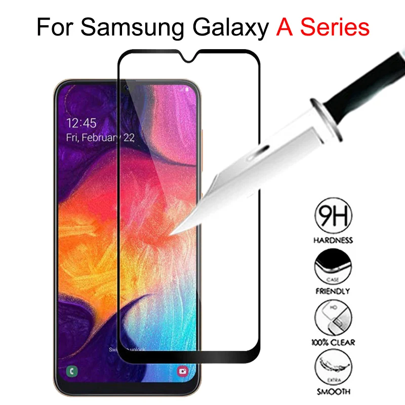 Для samsung Galaxy A20 A30 A40 A50 A70 A20S A50S закаленное стекло для samsung Galaxy A 20 30 50 S A405F A505F защитное стекло