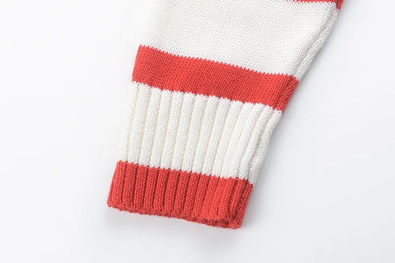 GRUIICEEN penguin pattern runway sweaters knit women striped long sleeve winter fashion 2018 pullovers GY201849 | Женская одежда