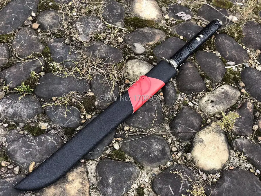 Готовый для битвы Broadsword меч для китайского кунг-фу да дао сильный 1095 высокоуглеродистой стали лезвие острый срез дерево на открытом воздухе широкий нож