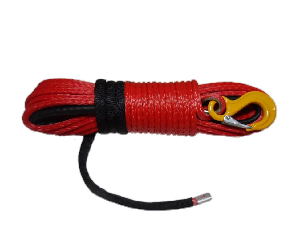 

10mm*30m Electric Winch Rope, Synthetic Winch Cable for Offroad,ATV UTV Winch Line 15000lbs