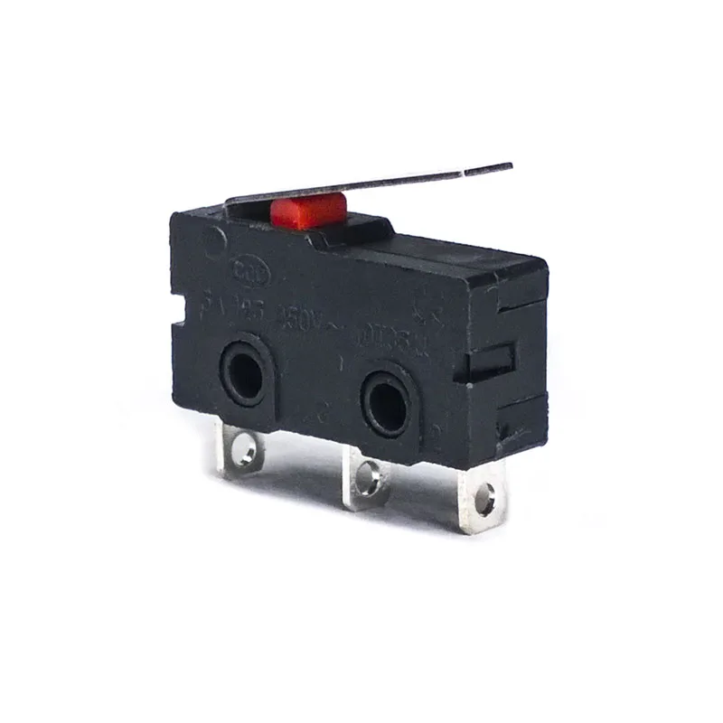 10 шт./лот KW11 Pulley 250V 5A 3 контактная Кнопка Poussoir металлический Interrupteur