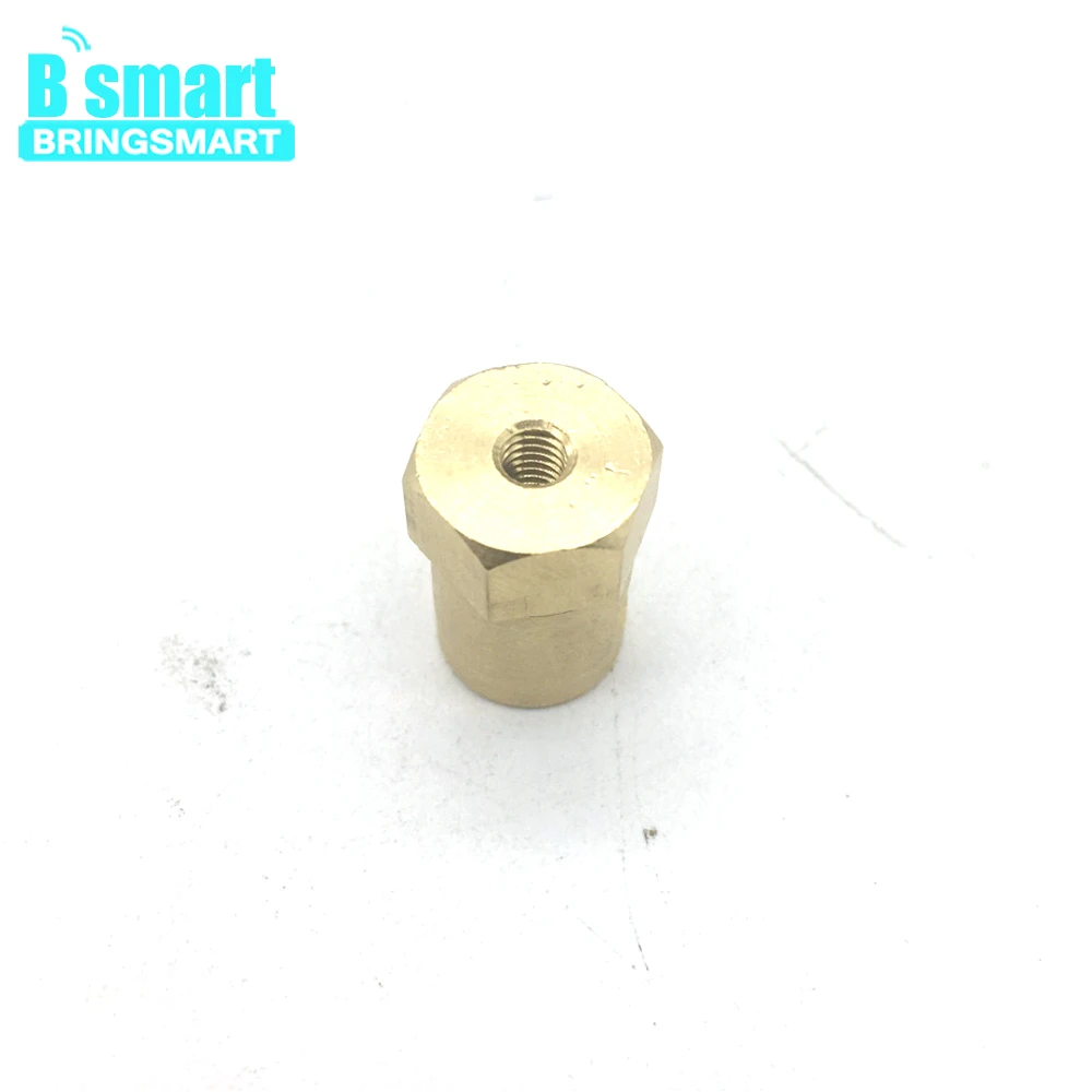Bringsmart Шестигранная муфта 4 мм 3 6 внутренняя вала с винтом из металла DIY игрушка