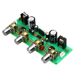 Преусилитель AIYIMA NE4558, тоновая плата усилителя, тройной басовый баланс, регулятор громкости, регулировка тона, плата для настройки звука, для настройки звука, плата, для настройки, для