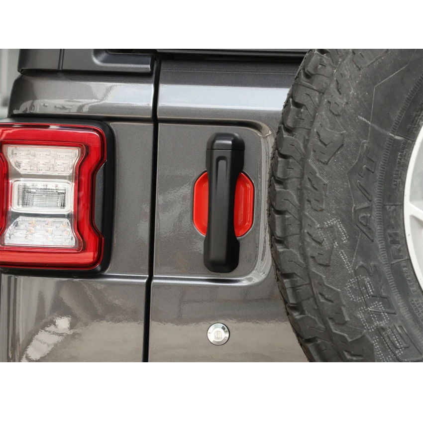 JXKaFa для Jeep Wrangler JL 2018 + 2 двери Автомобильная дверная ручка багажника чаша крышка