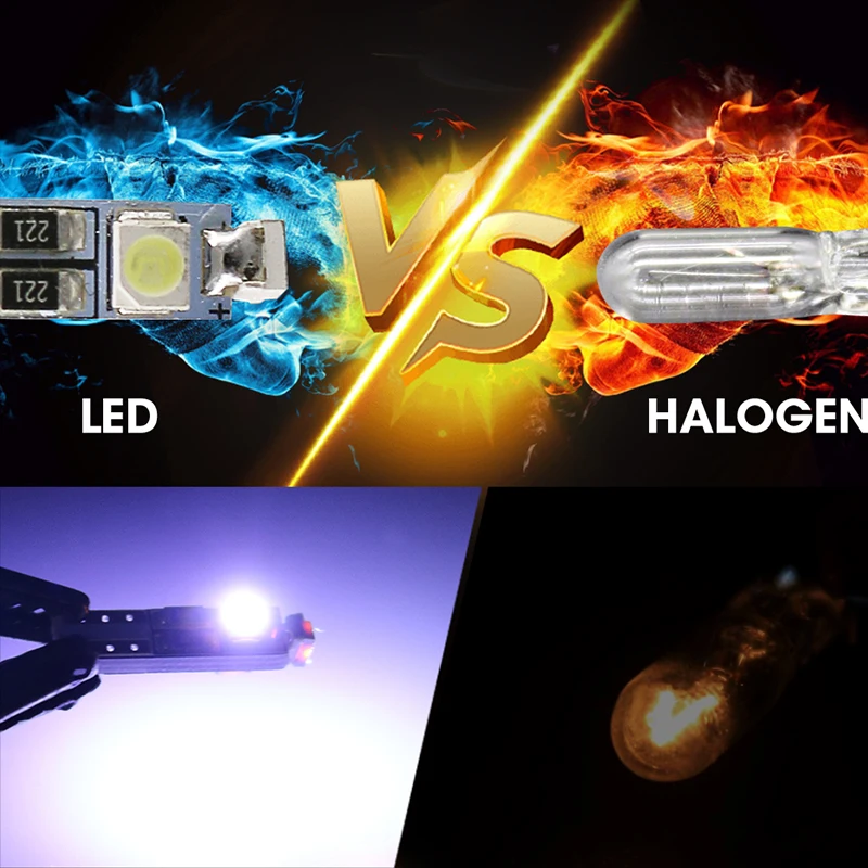 Hlxg 20 шт T5 светодиодный 3528 3SMD авто 35smd клиновидный светильник лампа приборная