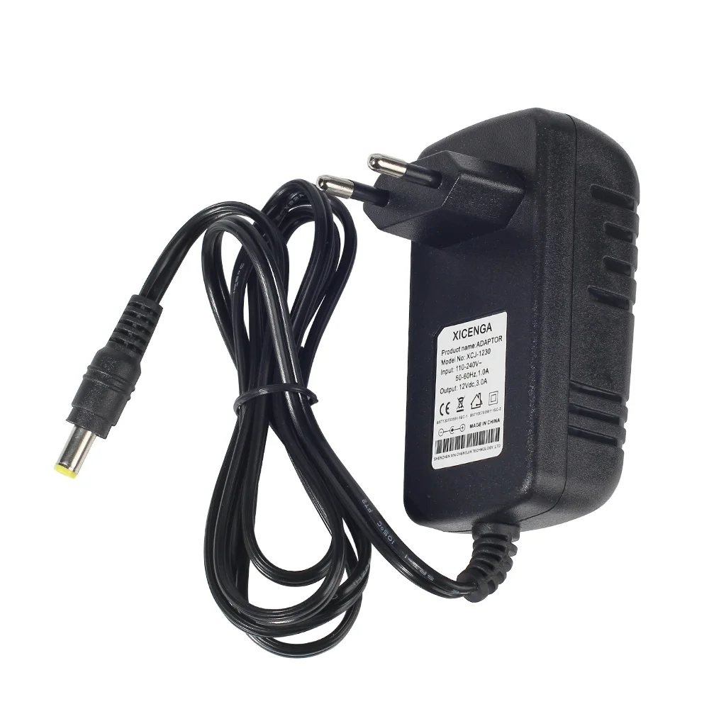 AC to DC Power Adapter 100-240V Supply Charger adapter 12V 3A EU/US Plug For Led Light Strip | Лампы и освещение