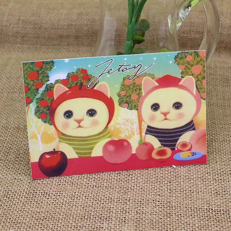 (36 шт./лот) DIY карты милый мультфильм кошка открытка Новая мода подарок на день