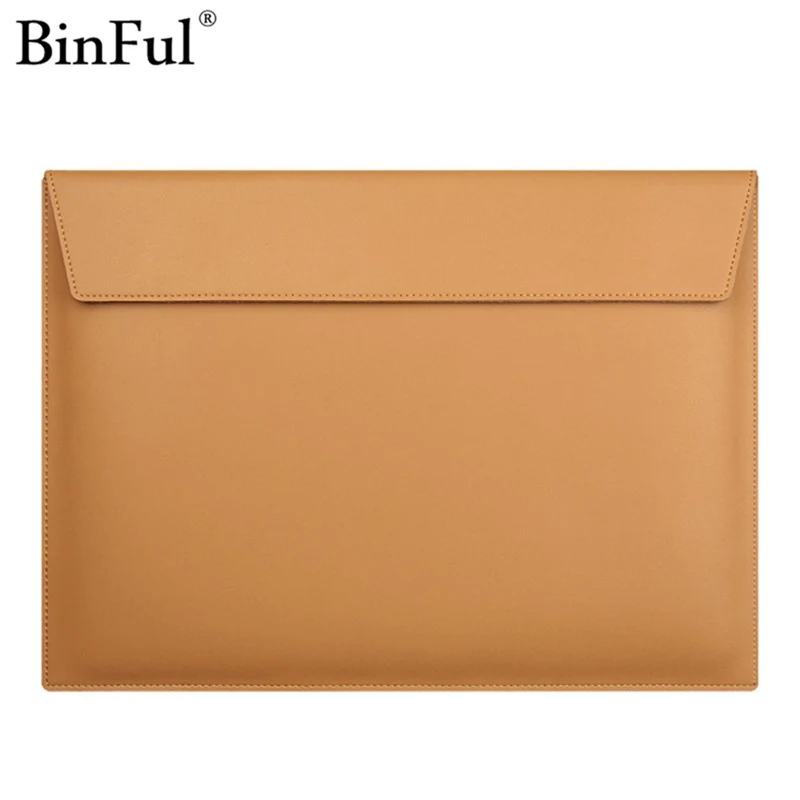 BinFul новейший модный водонепроницаемый чехол из искусственной кожи для Macbook Air 11 ''12'' 13,3 ''retina 13,3'' 15,4 '', сумка для ноутбука
