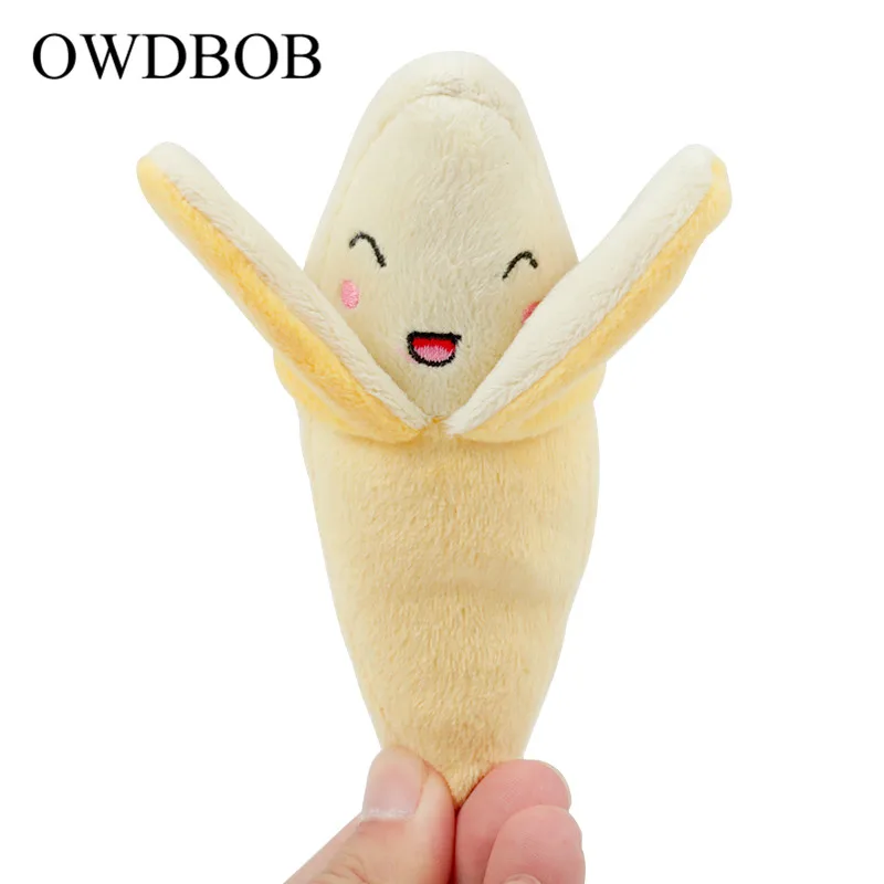 OWDBOB 1 шт. Милая фруктовая овощная пищащая игрушка для собаки щенка кошки забавные