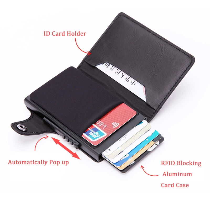 Кожаный чехол для карт с RFID защитой|Держатели и пропусков| |