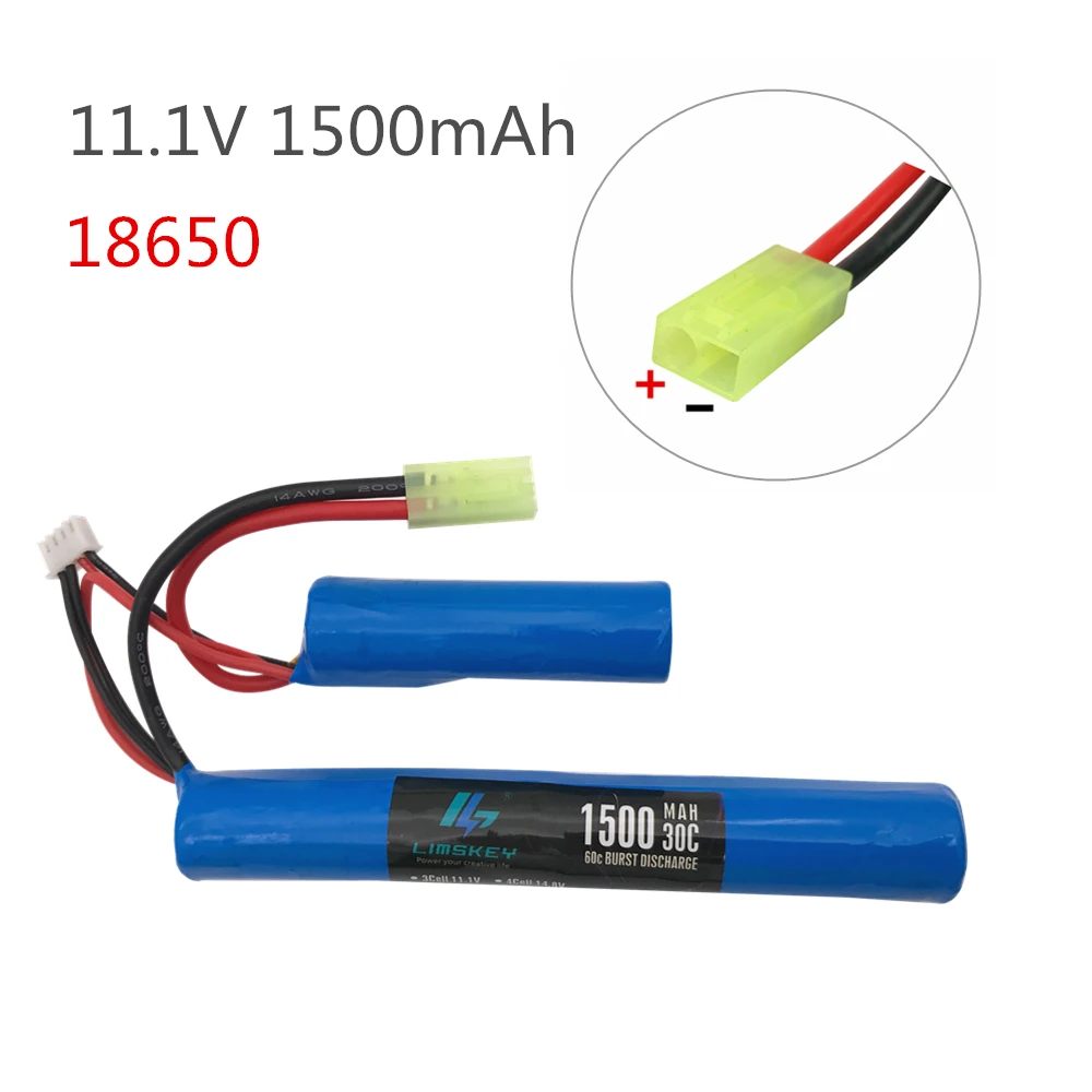 1 шт. аккумулятор Limskey Power RC Lipo 11 В 1500 мАч 230C 2 ячейки для мини пистолета страйкбола