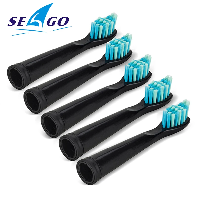 

Seago Electric Toothbrush Heads Soft Bristle Dupont Replacement Brush Heads Interdental Heads Precision Clean for SG507/575/551