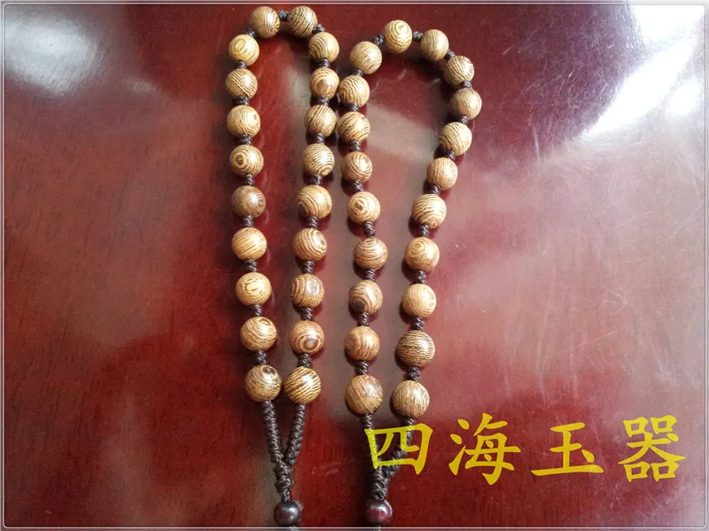 Ручная работа веревка шнурки бусины из эбенового дерева оптовая продажа |