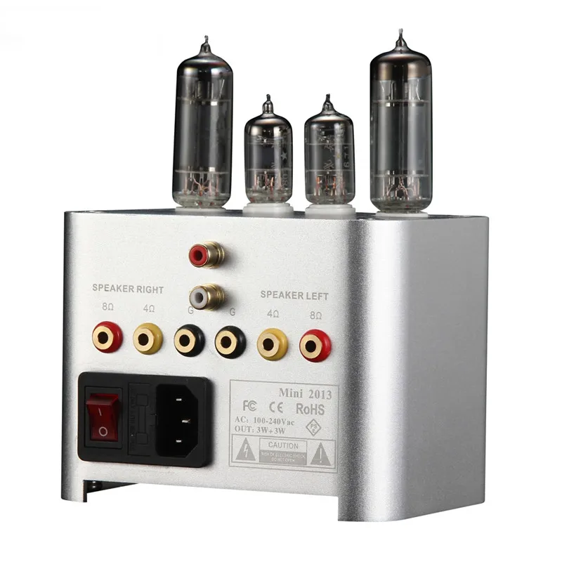 Новинка Mini2013 6J1 6P1 вакуумный ламповый усилитель Hi-Fi аудио стерео Настольный ламповый усилитель винтажный встроенный усилитель домашний аудио 3 Вт+ 3 Вт