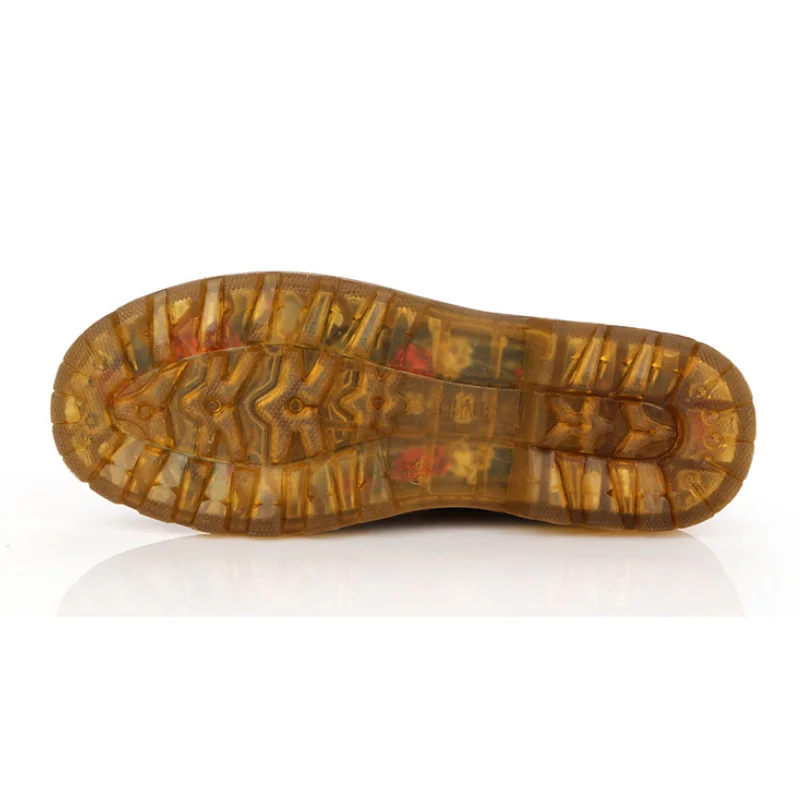 Модные осенние ботинки в стиле ретро с принтом для женской обуви на плоской