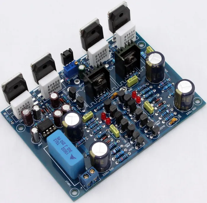 Плата усилителя мощности Op amp TL082 на класс A/моно NJW0281 + NJW0302 A1930 C5171|op amp|mono amplifier boardclass