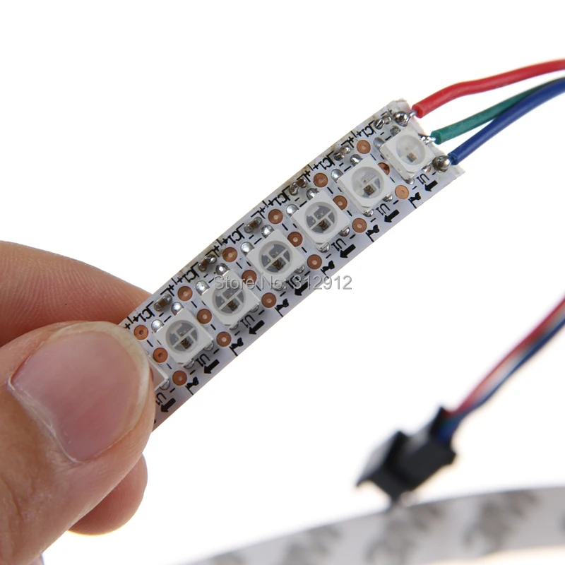 Светодиодная Пиксельная лента WS2812B (144 rgb с встроенной микросхемой WS2811) 5 в