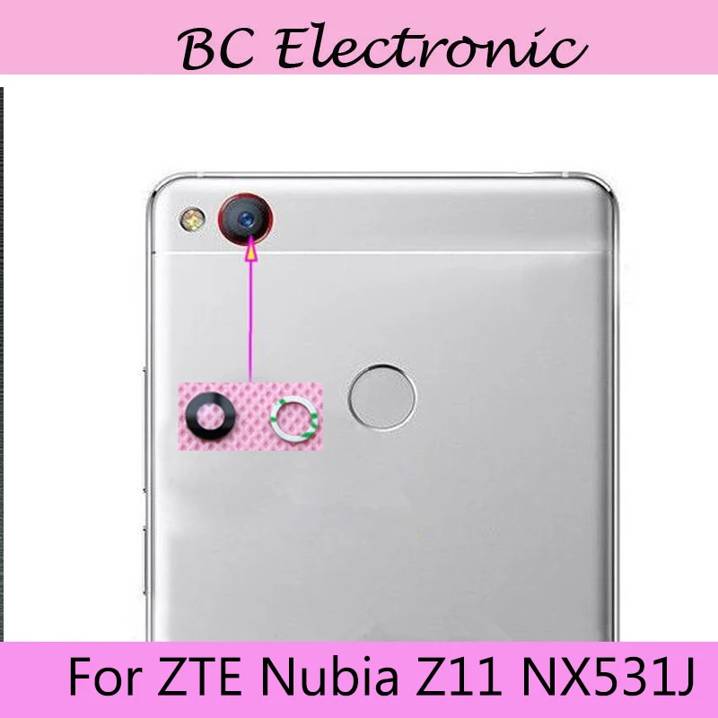 

2PCS/LOT 5.5'' High quality For ZTE Nubia Z11 NX531J Back Camera Glass test good